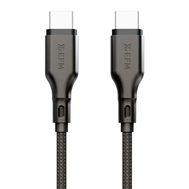 EFM USB-C to USB-C Essential Power Cable with Aramid Fibre Reinforcement 1M - Black
